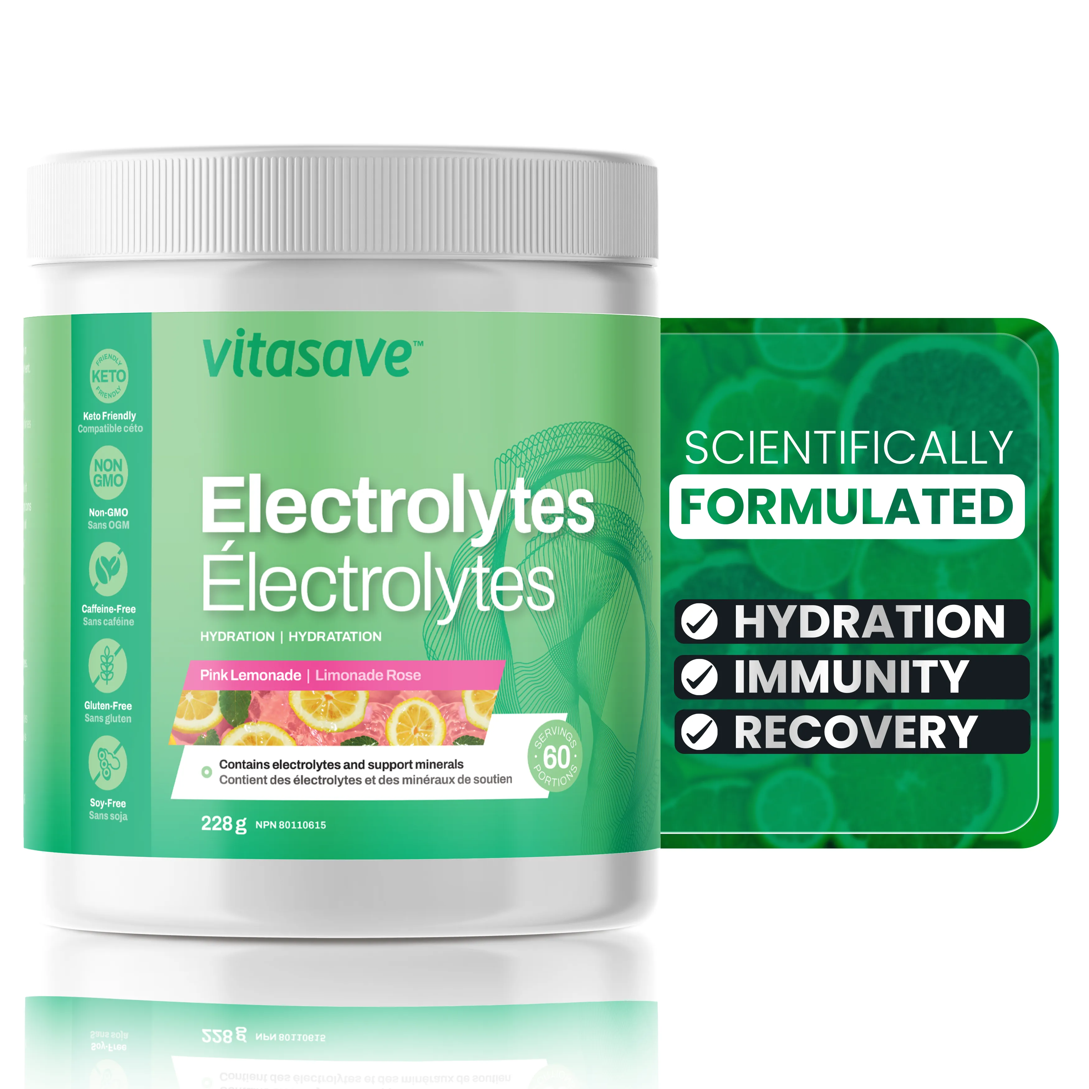 Vitasave Electrolytes - Pink Lemonade (228 g)