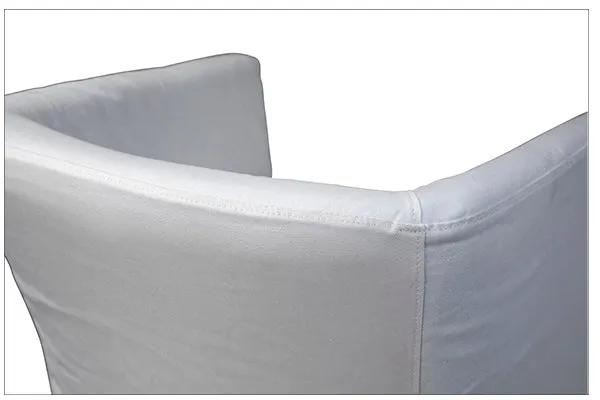 Willow White Slipcovered Chair