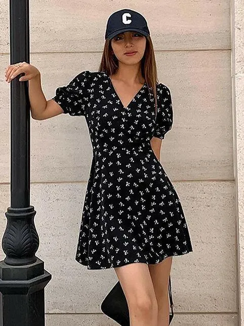 Women's Fashion Elegant Floral Dress