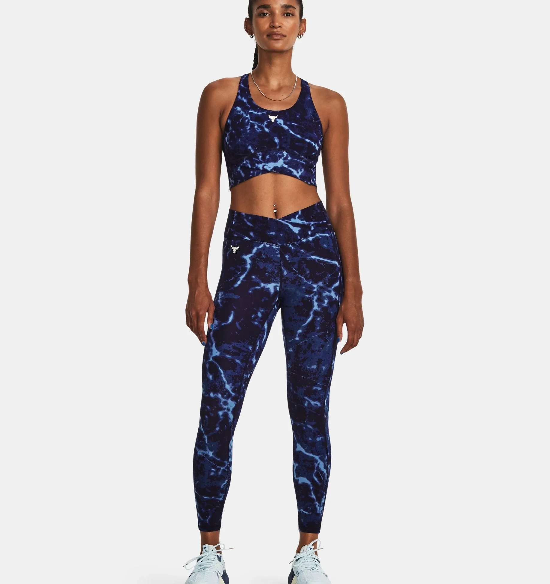 Women's Project Rock Lets Go Crossover Print Top