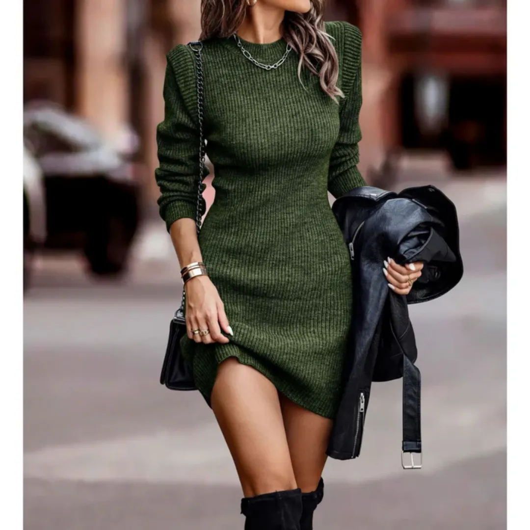 Women's Winter Knit Dress | Mini