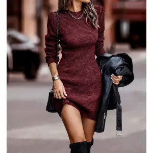 Women's Winter Knit Dress | Mini