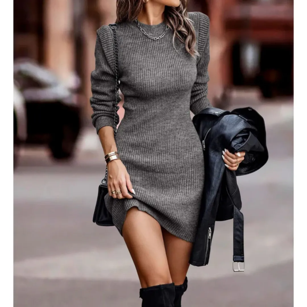 Women's Winter Knit Dress | Mini