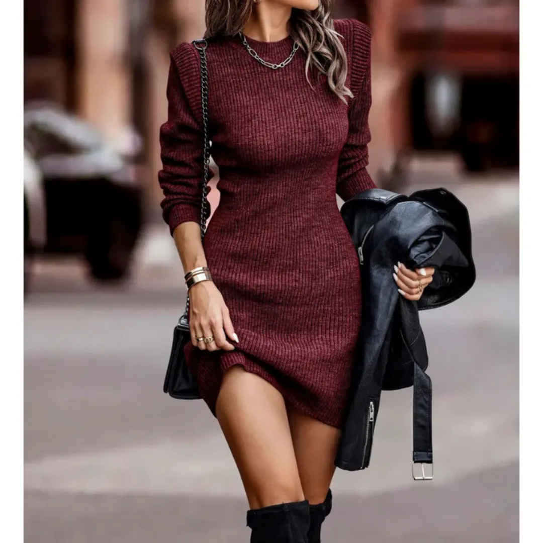 Women's Winter Knit Dress | Mini