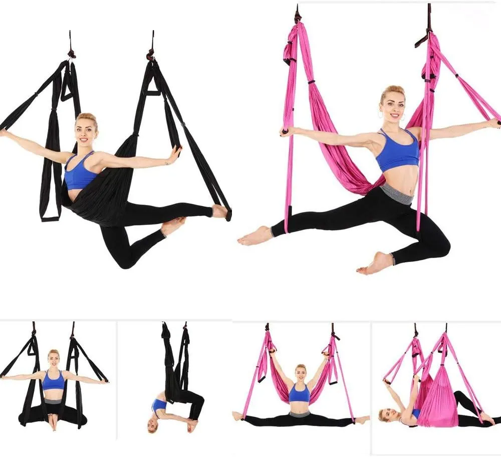 Yoga Swing Set,Ultra Strong Yoga Hammock Trapeze Extension