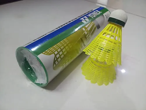Yonex Mavis 2000 Green Cap Nylon Shuttlecock, Pack of 6 - Made in Japan