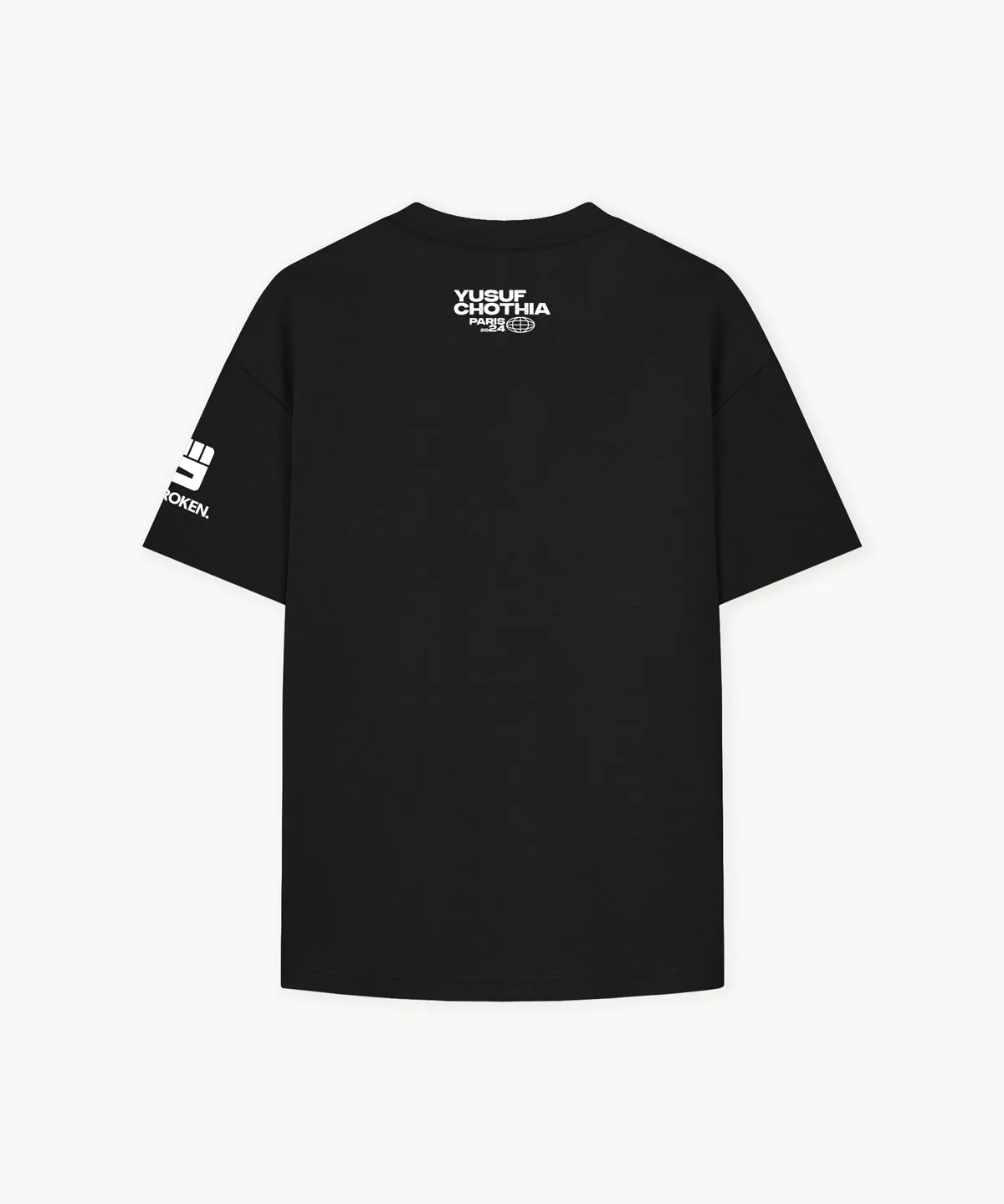 YUSUF CHOTHIA x UNBROKEN Classic Tee in Black