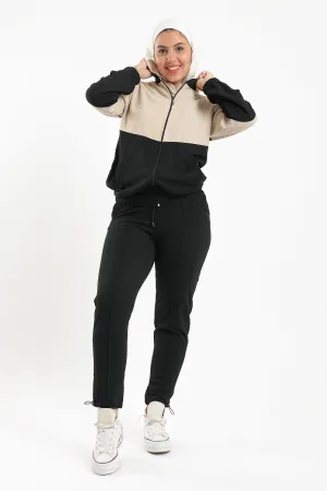Zipper Closure Lounge Jacket