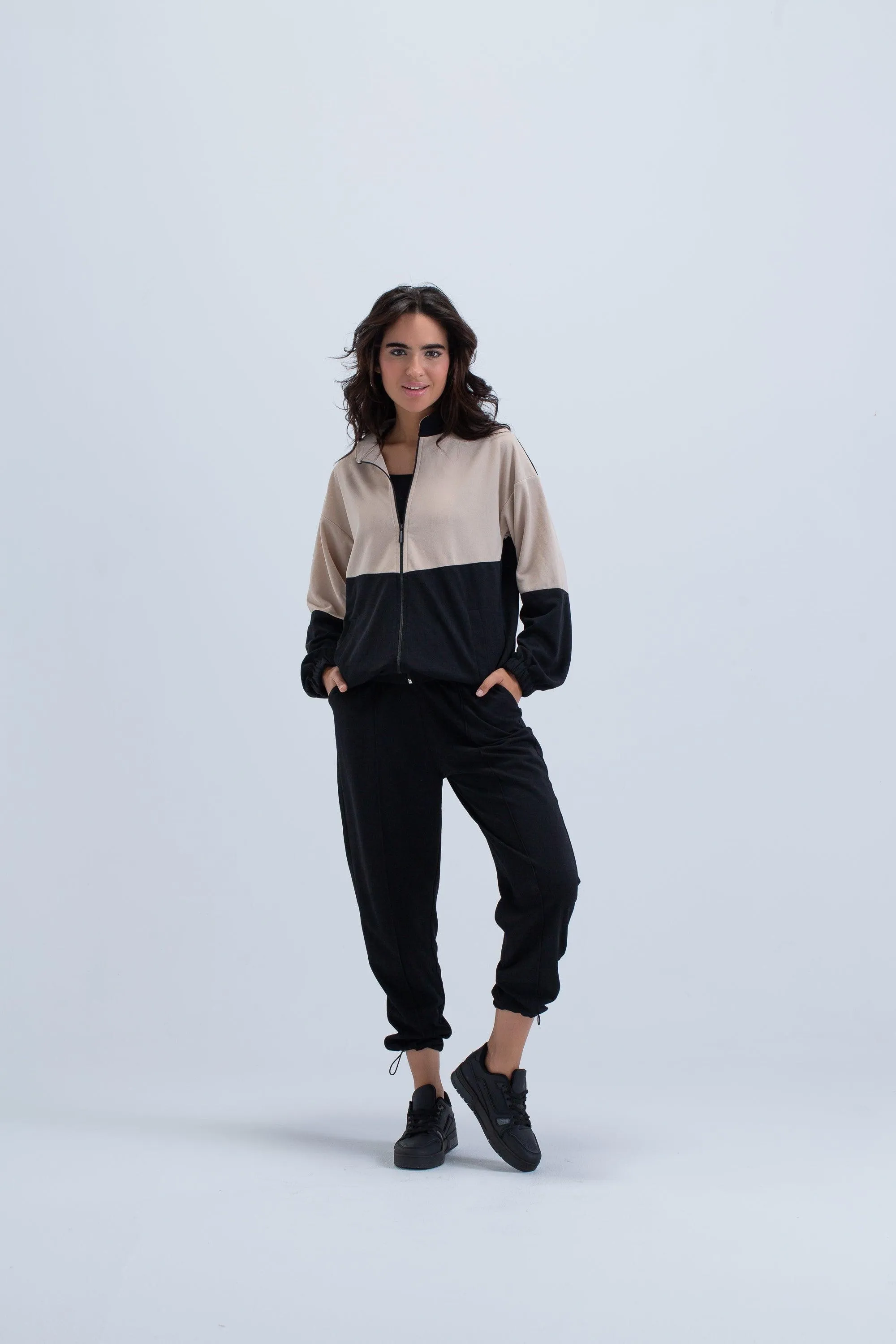 Zipper Closure Lounge Jacket