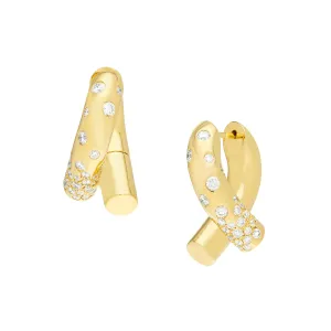 Zoe Criss Cross Earrings