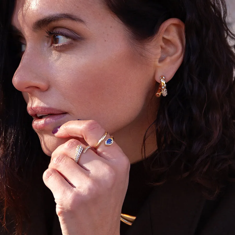 Zoe Criss Cross Earrings